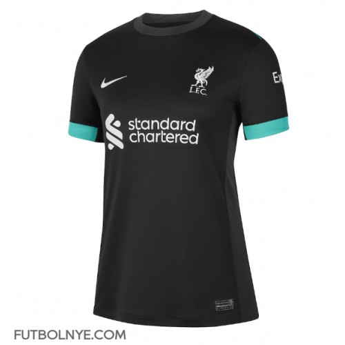 Camiseta Liverpool Visitante Equipación para mujer 2024-25 manga corta